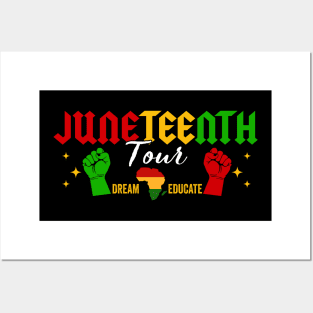 Juneteenth Tour, Black History, Black King Nutrition Facts, Celebrate Juneteenth, Juneteenth Month (2 Sided) Posters and Art